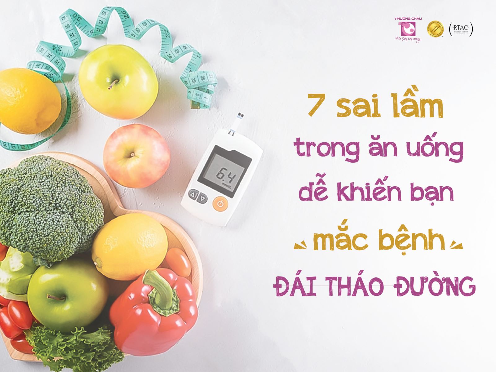 Những sai lầm trong ăn uống dễ khiến bạn mắc bệnh đái tháo đường