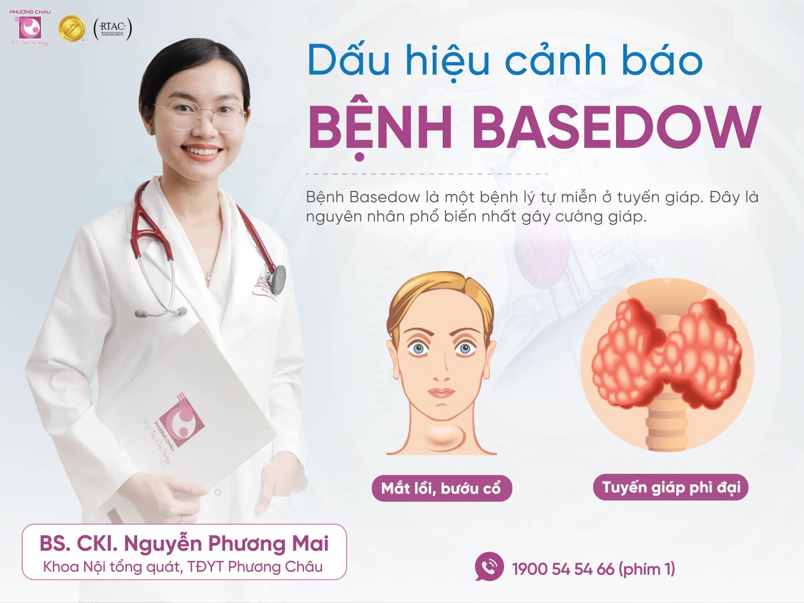 Bệnh Basedow là bệnh lý tự miễn ở tuyến giáp