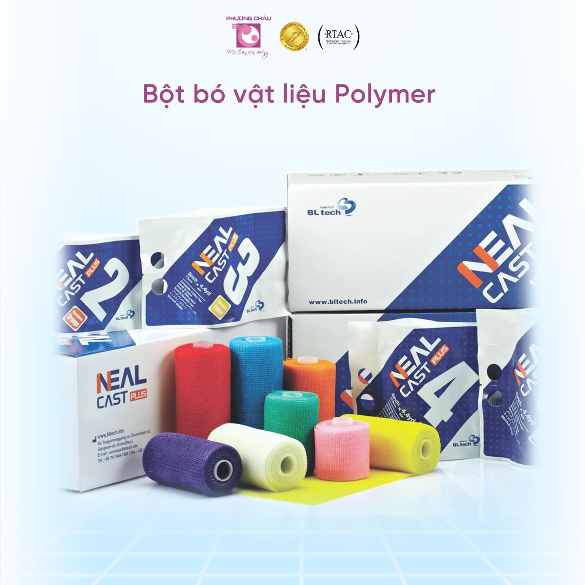 Bột bó vật liệu Polymer