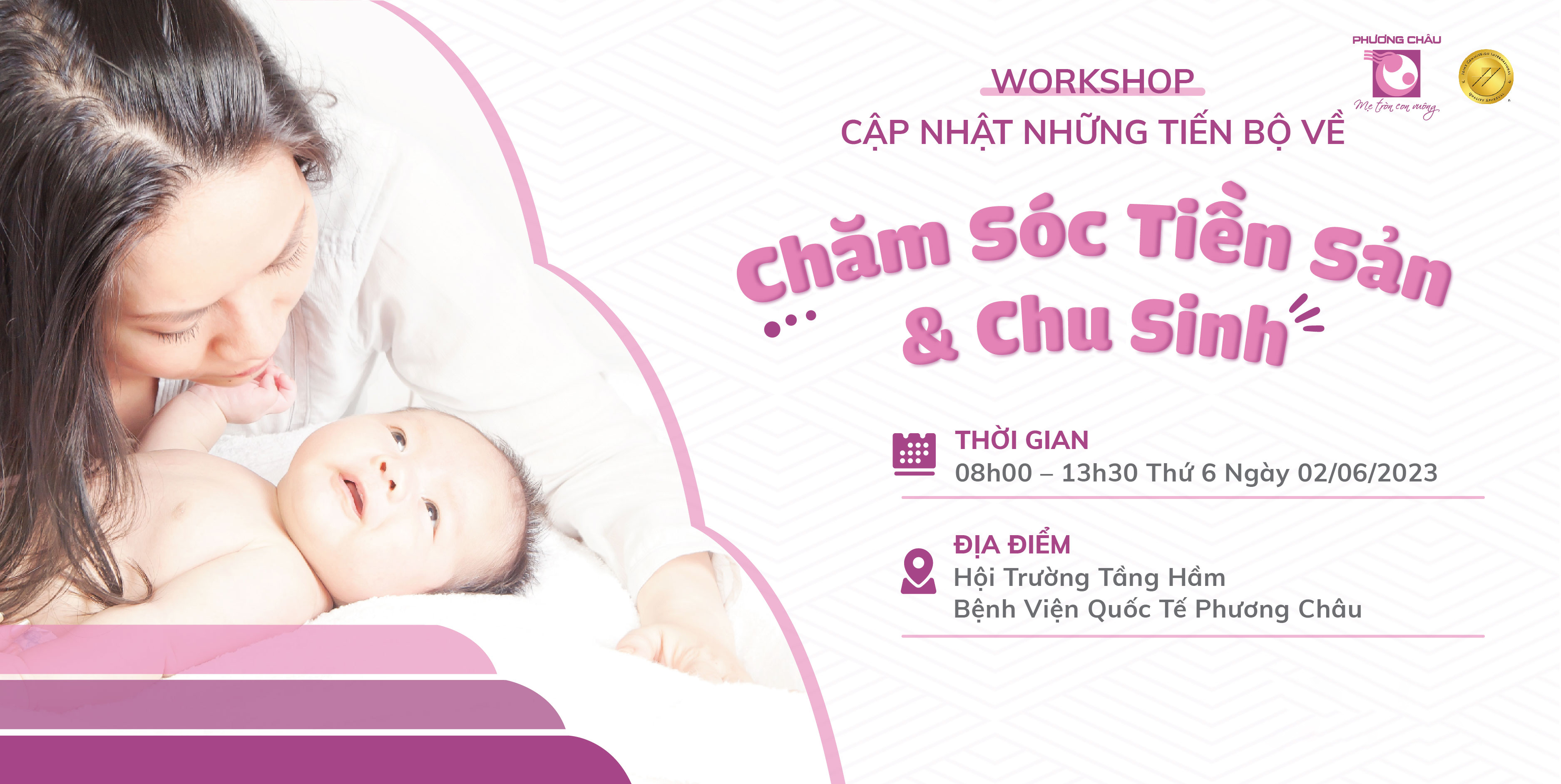 BVQT Phương Châu tổ chức Workshop “Cập nhật những tiến bộ về chăm sóc tiền sản và chu sinh”, một điểm gặp gỡ khoa học của các chuyên gia trong lĩnh vực chẩn đoán tiền sản tại Việt Nam.