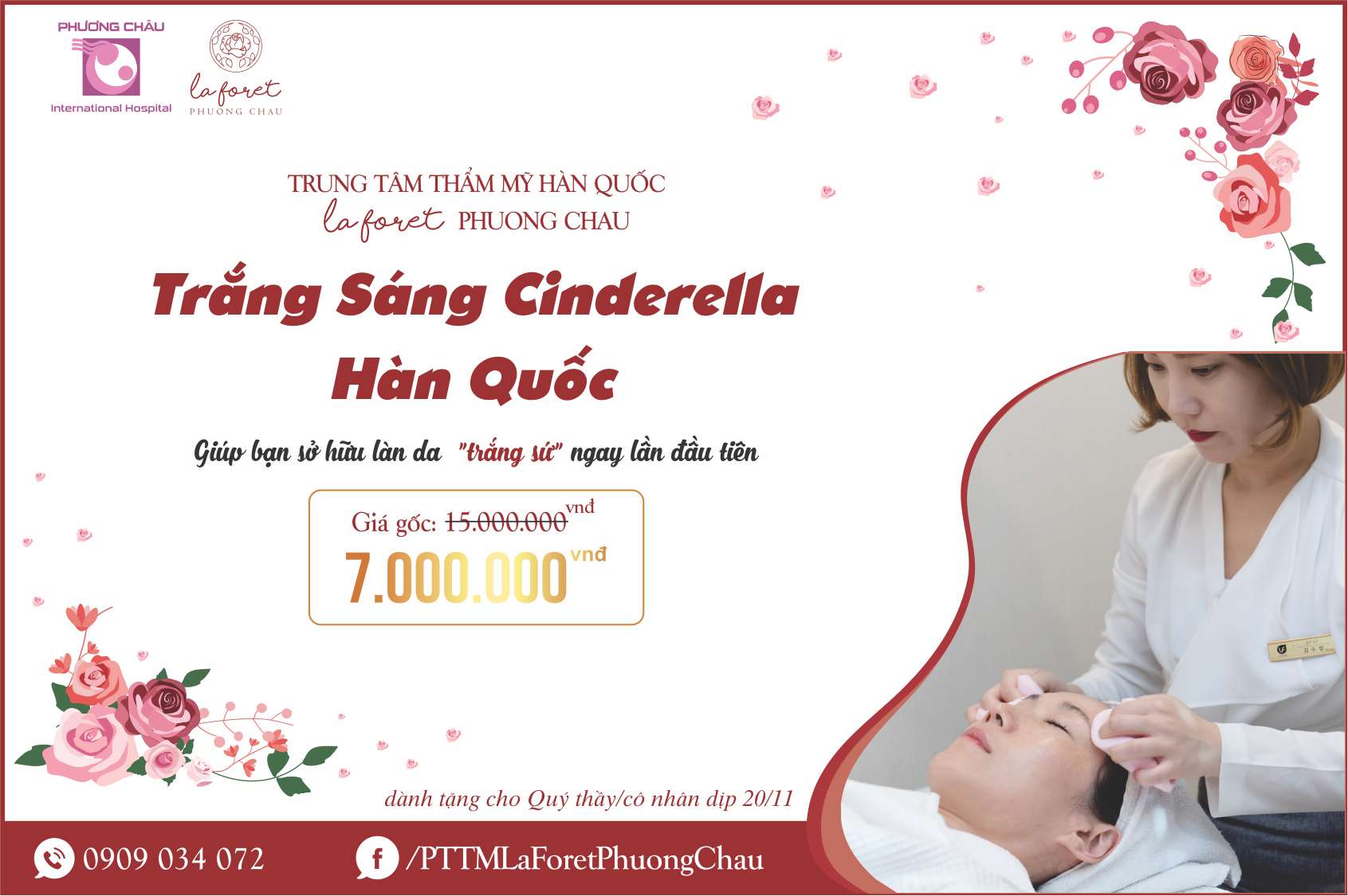 trắng sáng, tươi trẻ, khuyết điểm, làn da, cinderella, phương châu