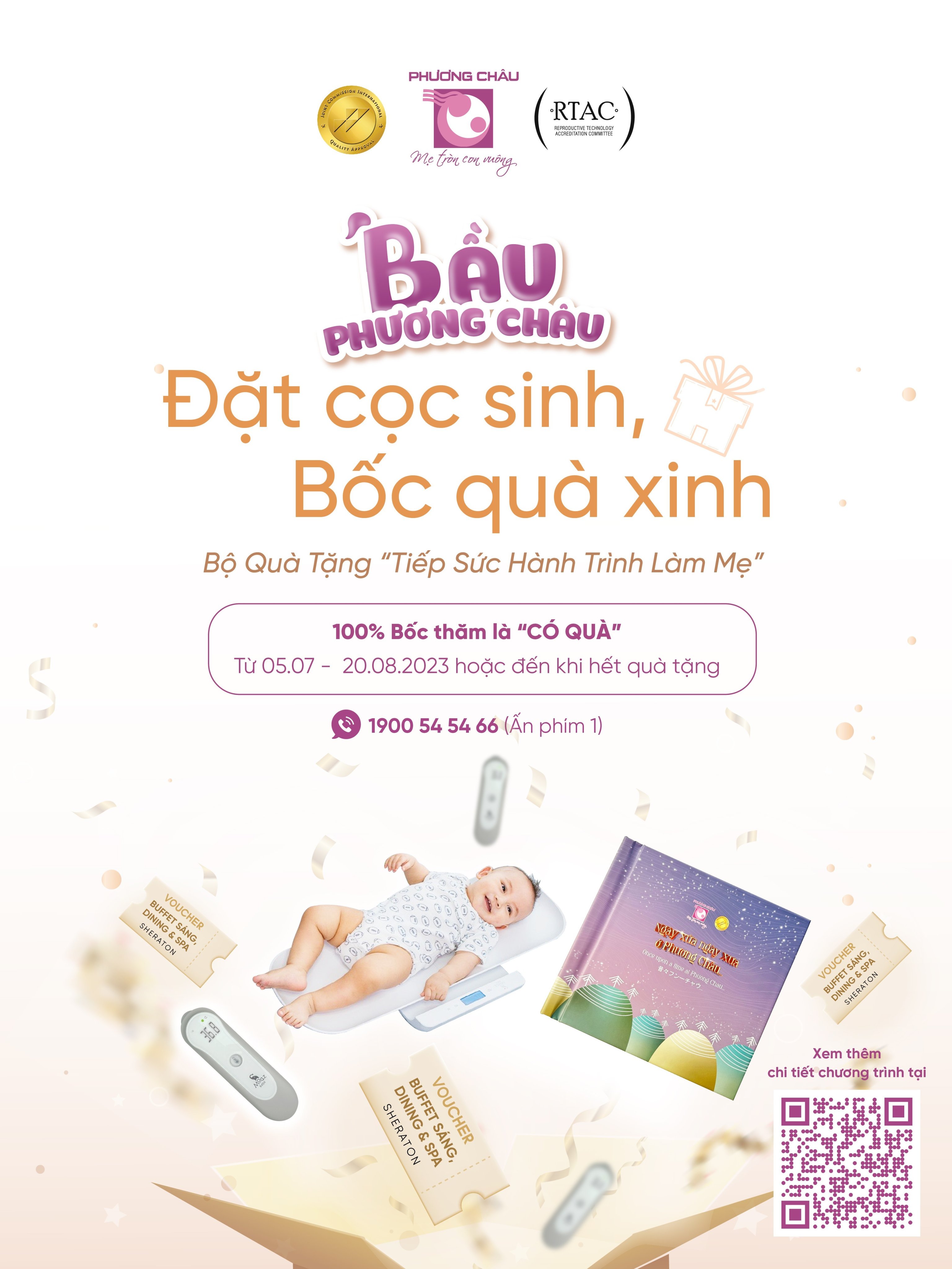 Chương trình tri ân các gia đình bầu đã đặt cọc Gói sinh tại BVQT Phương Châu.