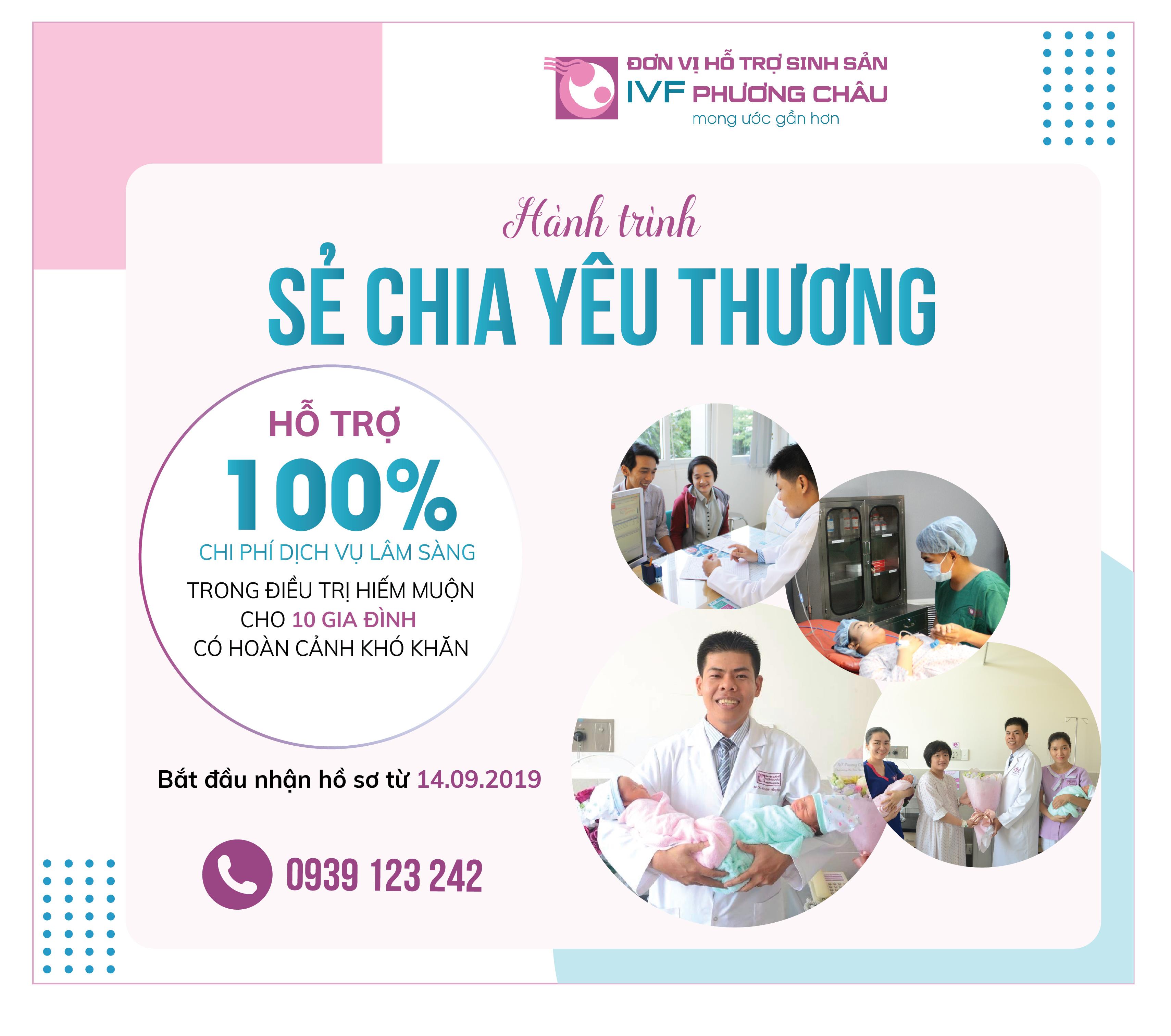 ivf, mong ước gần hơn, phương châu, hành trình sẻ chia yêu thương, cộng đồng, thiện nguyện