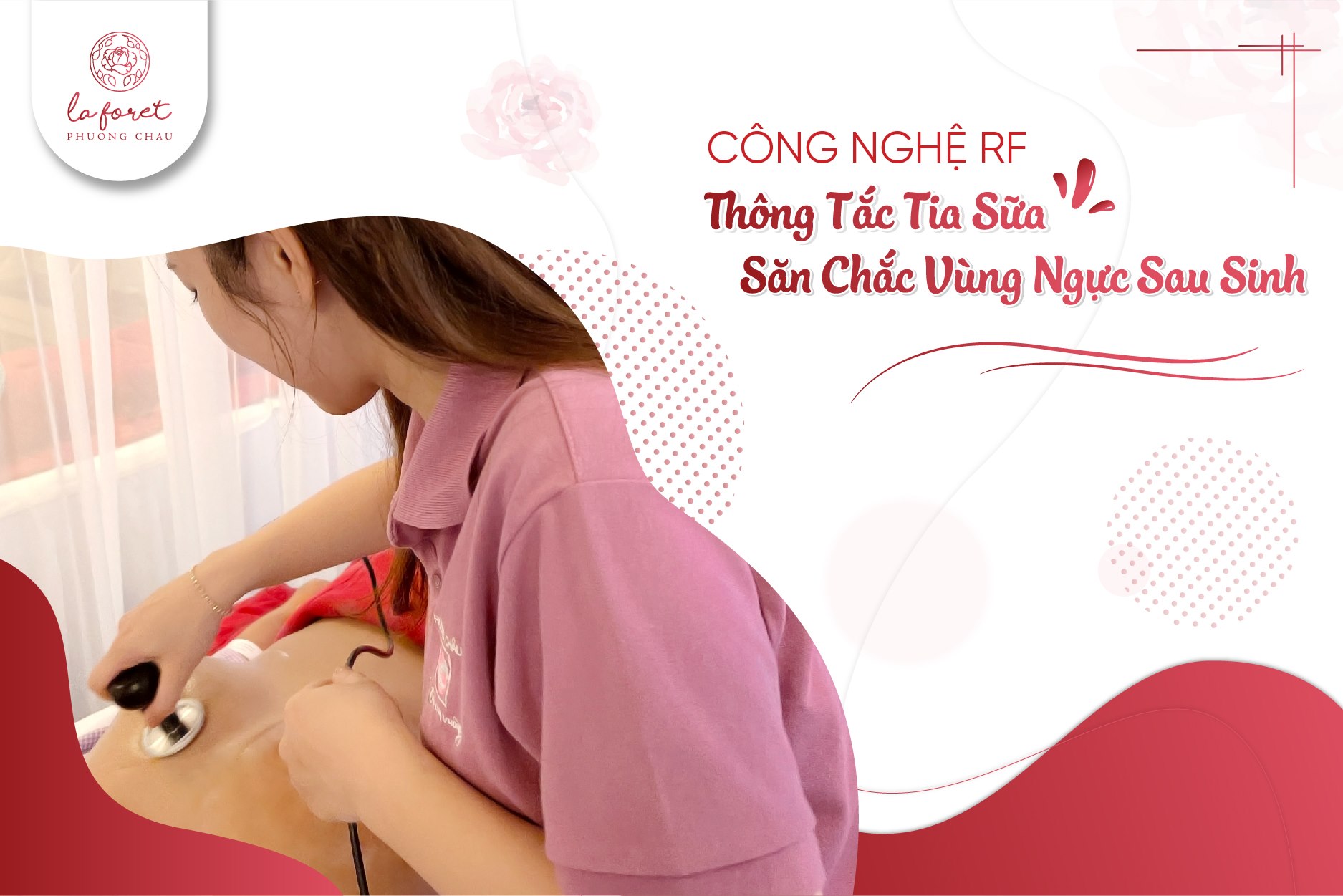 thông tắc tia sữa, không đau, an toàn, săn chắc vùng ngực, sau sinh, mẹ bỉm,  công nghệ cao