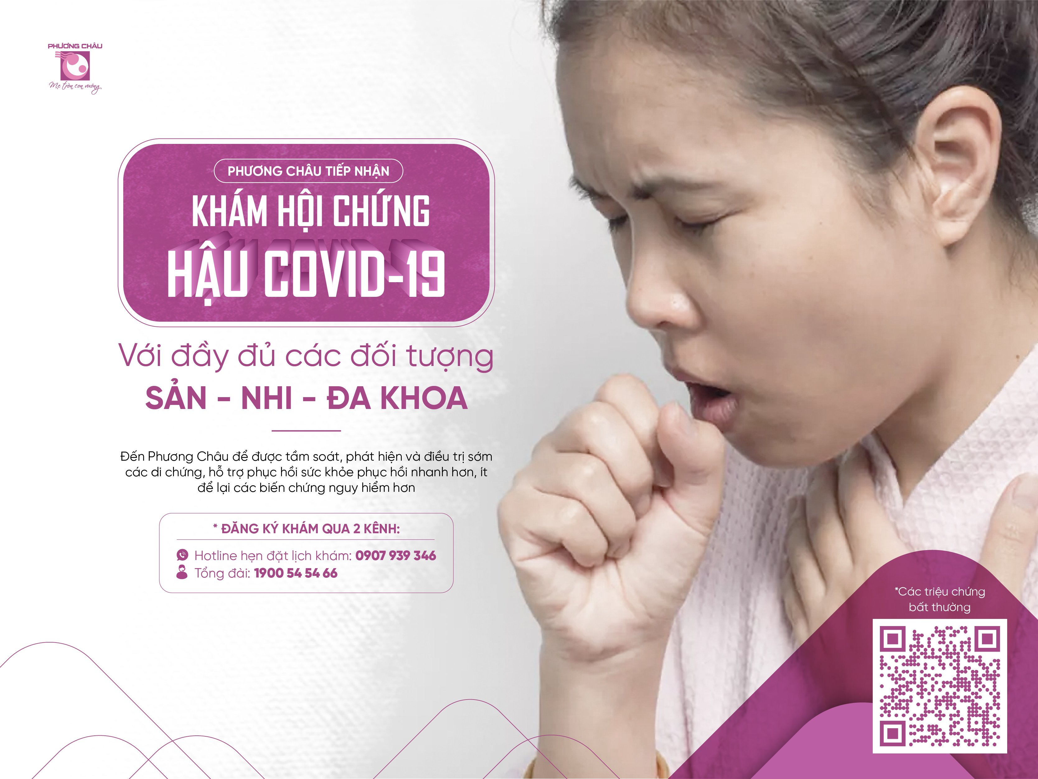 tiếp nhận, khám, điều trị, hội chứng, hậu, covid19, Phuong Chau