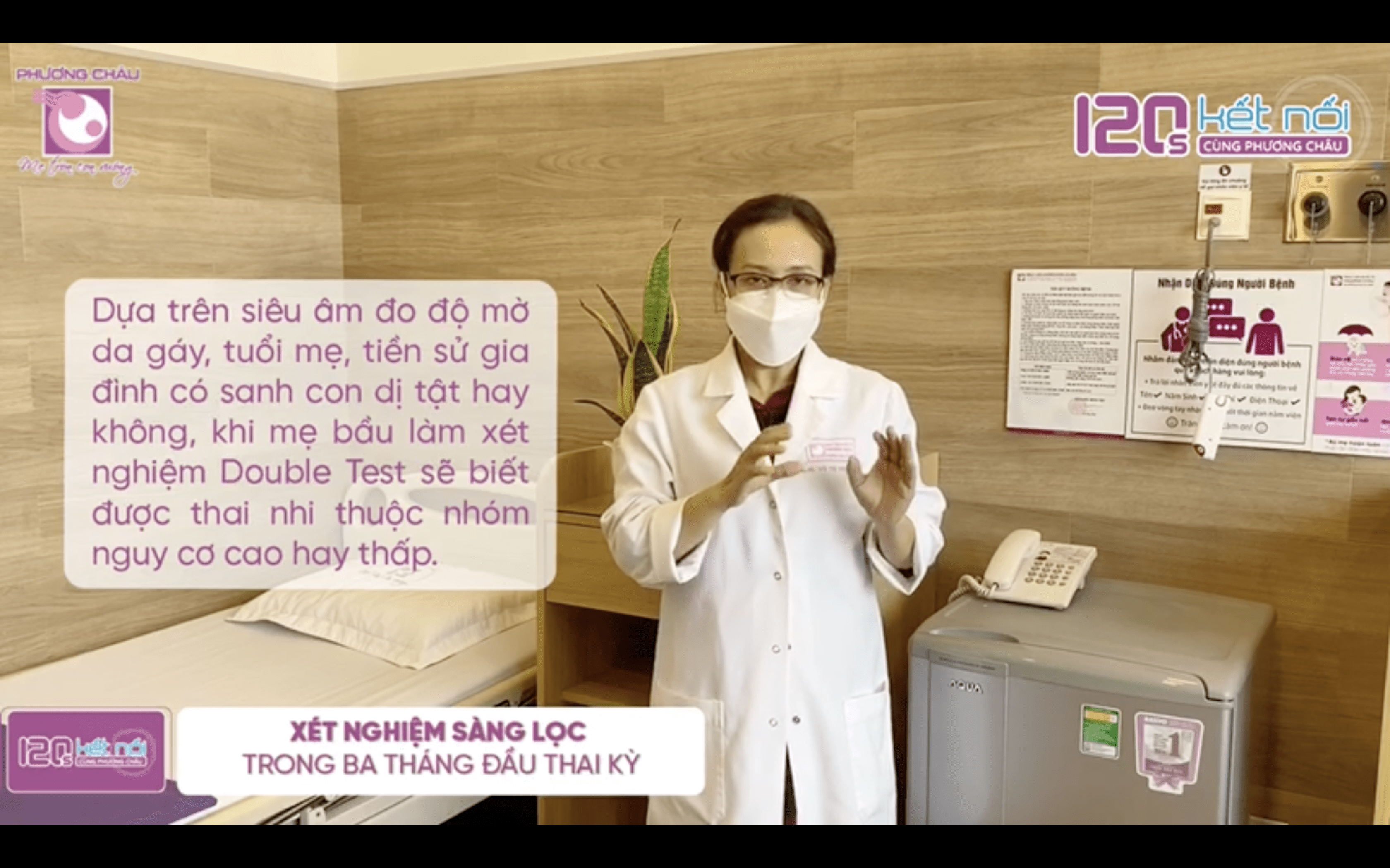 xét nghiệm, sàng lọc, 3 tháng đầu, thai kỳ, double test, NIPT, sản khoa, Phương Châu