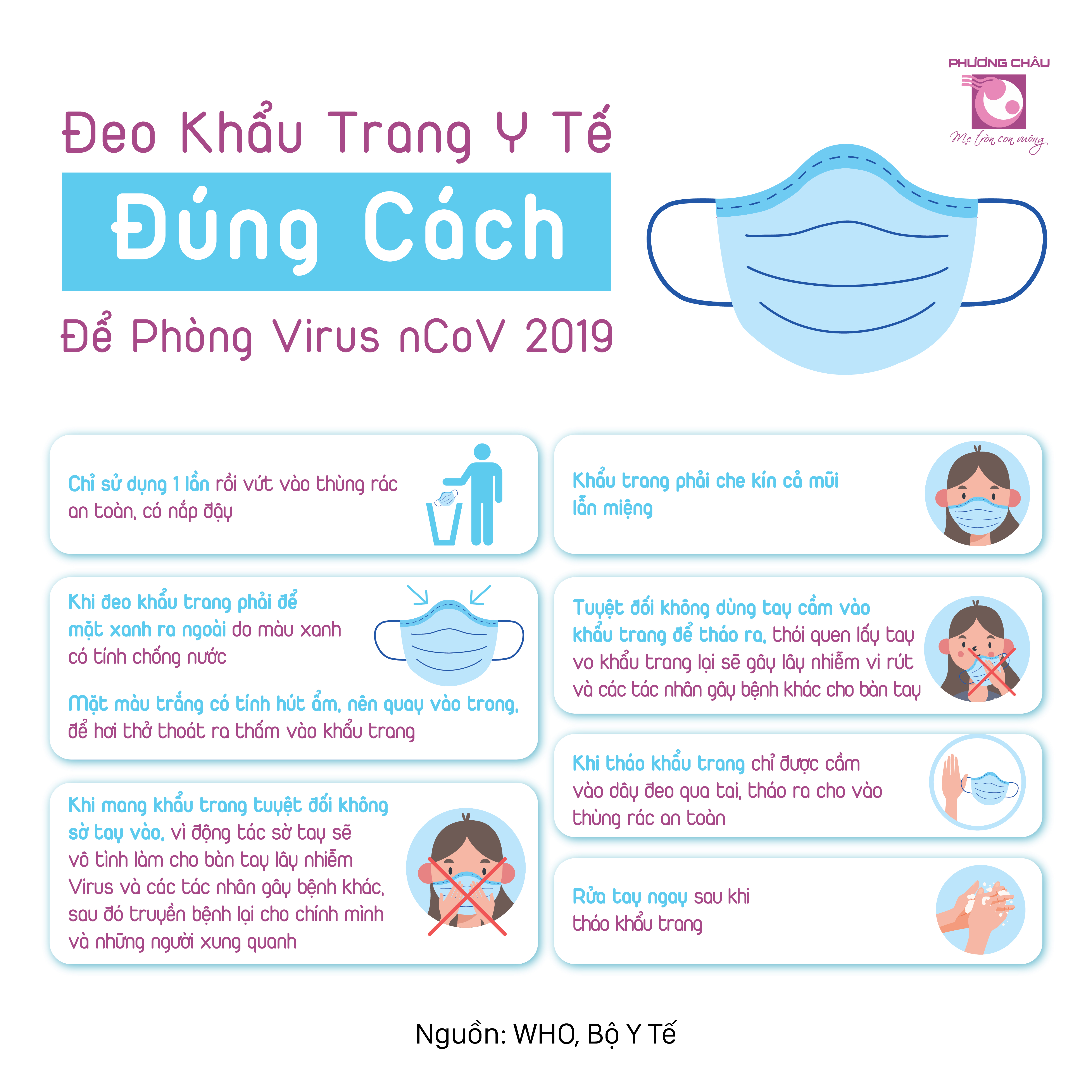 tăng cường miễn dịch, cho bà bầu, đeo khẩu trang đúng cách, khi nào cần rửa tay,bệnh viện Phương Châu, Cần Thơ