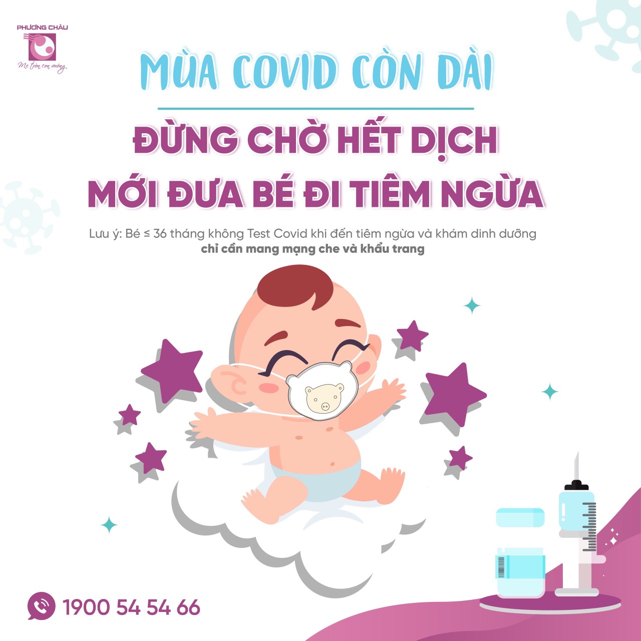 Covid, kéo dài, chờ hết dịch, đi tiêm ngừa, vắc-xin, đúng lịch, an toàn, trễ, có sao không, Nhi khoa, Phương Châu