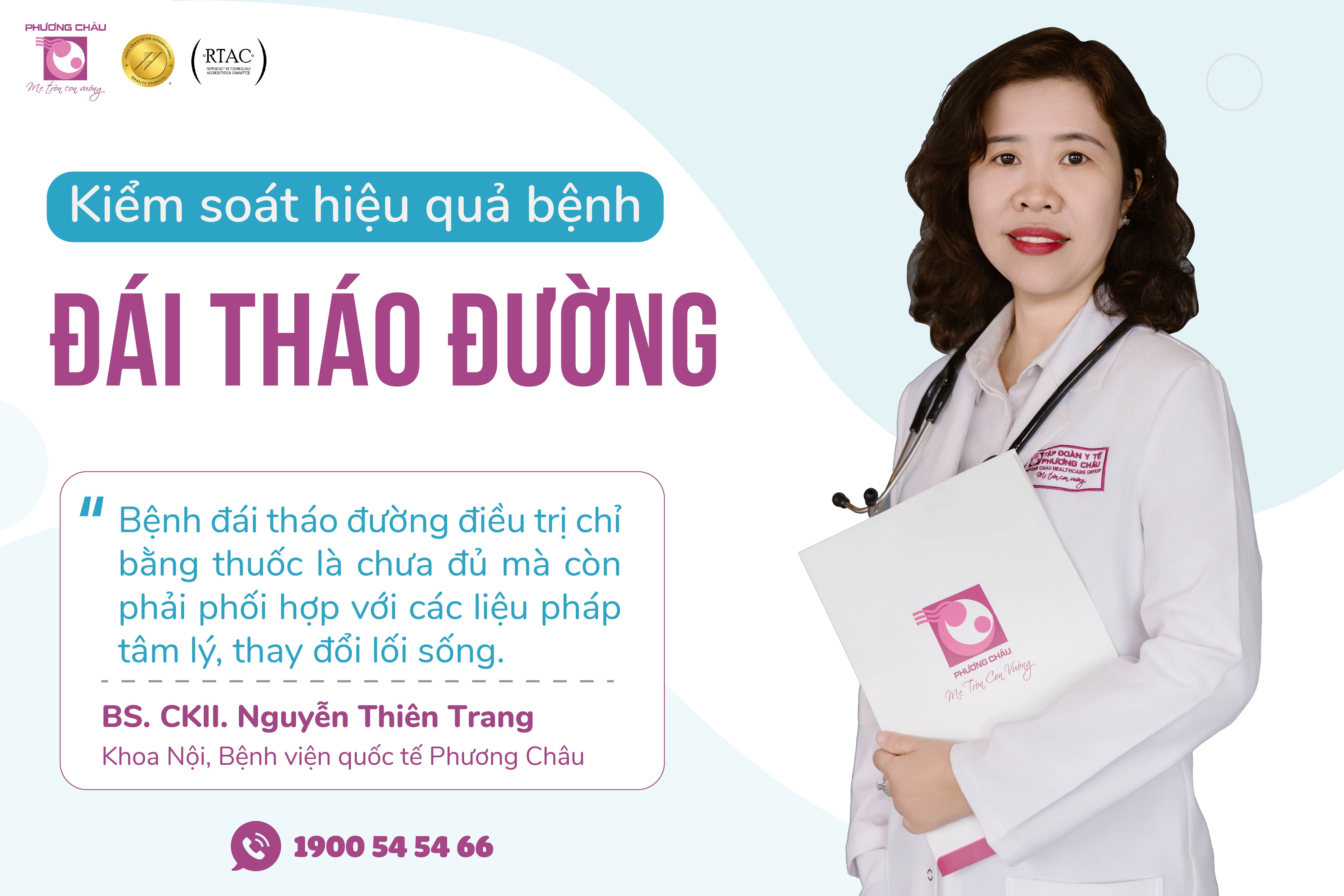 Việc điều trị ĐTĐ chỉ bằng thuốc là chưa đủ mà còn phải phối hợp với các liệu pháp tâm lý, thay đổi lối sống hợp lý.