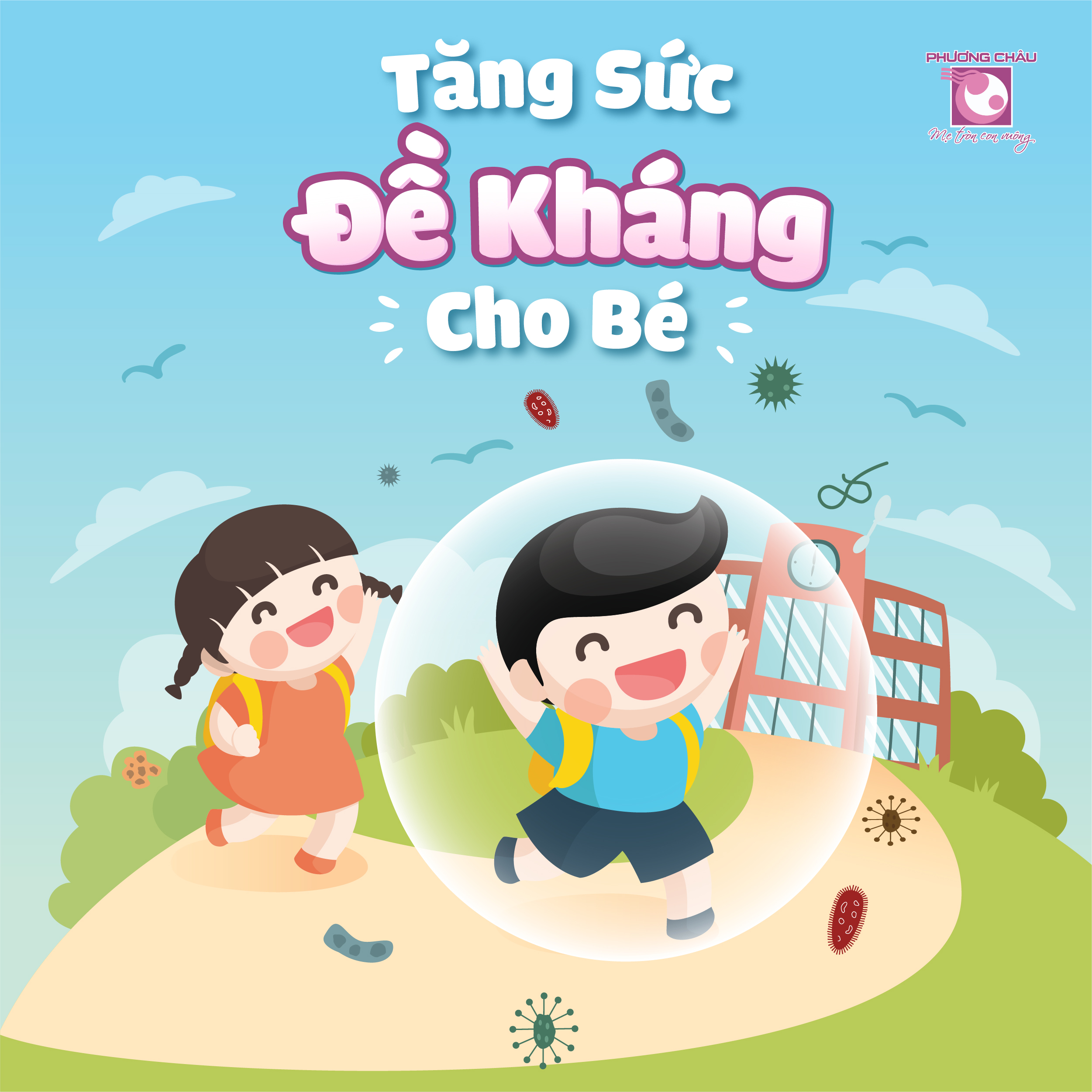 tăng sức đề kháng, lo lắng, trẻ nhỏ, ba mẹ, vitamin C, vận động, tiêm ngừa, vui chơi, ngủ đủ, ăn uống