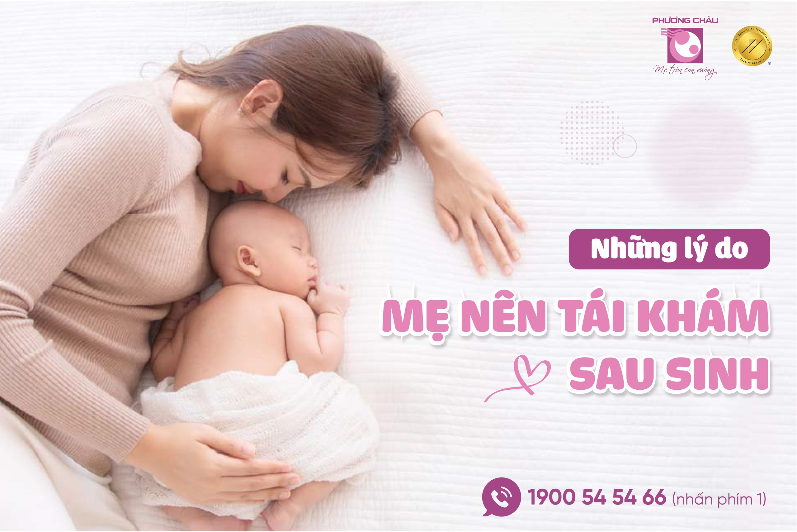 tái khám sau sinh, khám hậu sản, sản khoa phương châu, sau sinh